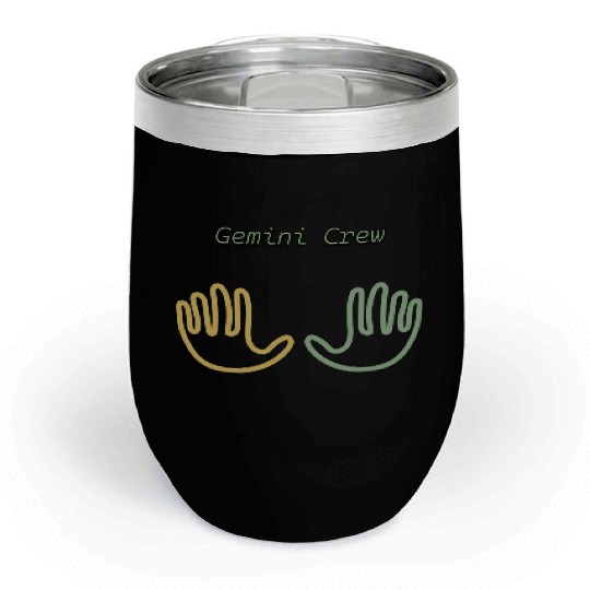 New, Original Gemini Symbol Chill Wine Tumblers