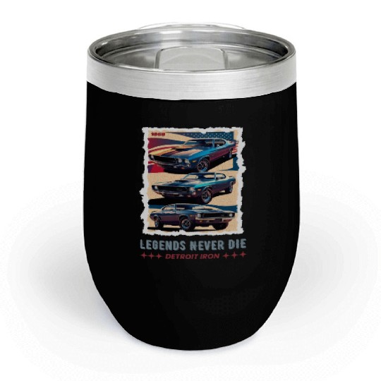 LEGENDS NEVER DIE Chill Wine Tumblers