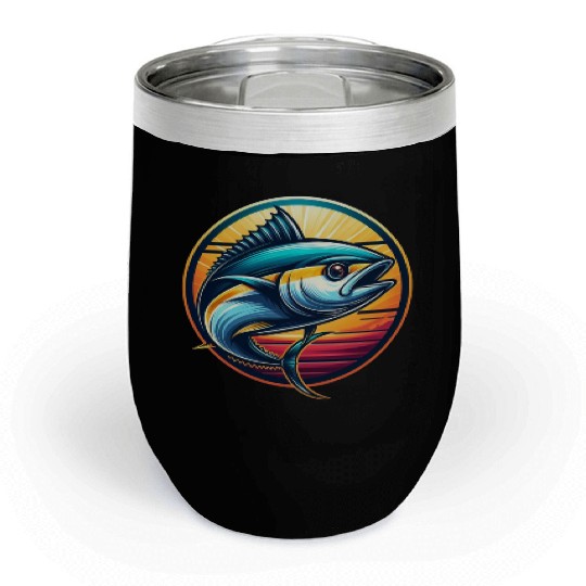 Yellowfin Tuna – Ocean Wanderer Chill Wine Tumblers