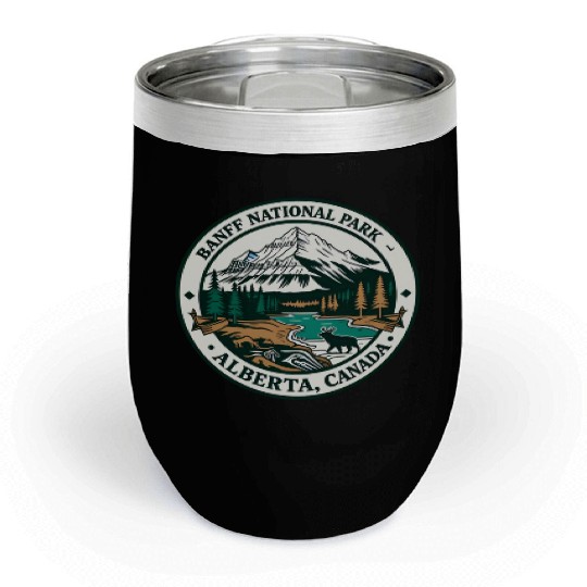 Banff National Park Alberta Canada Chill Wine Tumblers