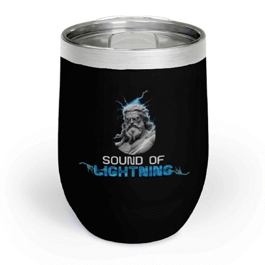 "Lightning God Zeus Chill Wine Tumblers – Epic Mythology