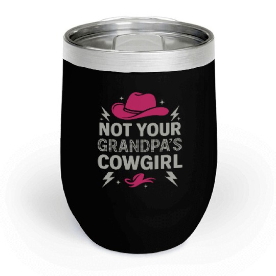 Soft Cowgirl Floral Rodeo Western Aesthetic Horse Chill Wine Tumblers
