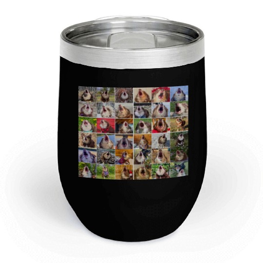 Bark Collage Chill Wine Tumblers