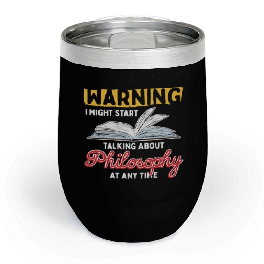 Talking About Philosophy Philosopher Design Chill Wine Tumblers