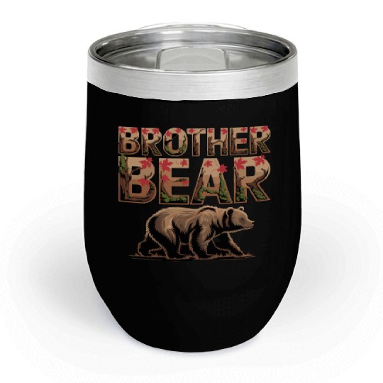 Brother Bear Wilderness Adventure Graphic with Chill Wine Tumblers