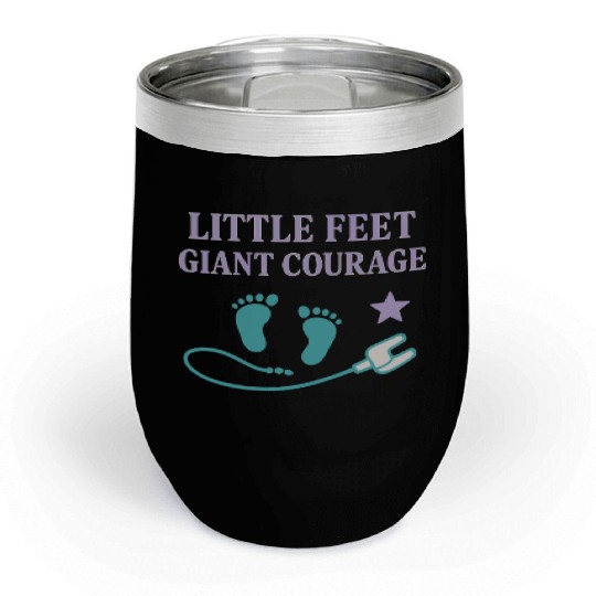 NICU Parent Pride Preemie Warrior Neonatal Chill Wine Tumblers