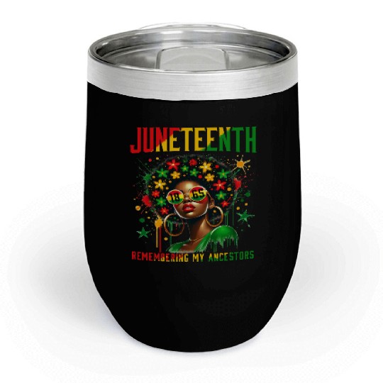 Juneteenth 1865 2 Chill Wine Tumblers