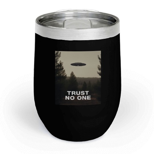 Trust No One/The X-Files poster, S01E24 1994 Chill Wine Tumblers