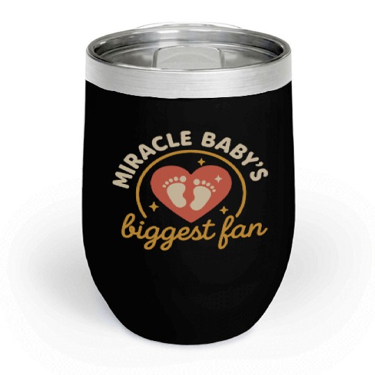 NICU Sibling Preemie Big Brother Big Sister Chill Wine Tumblers