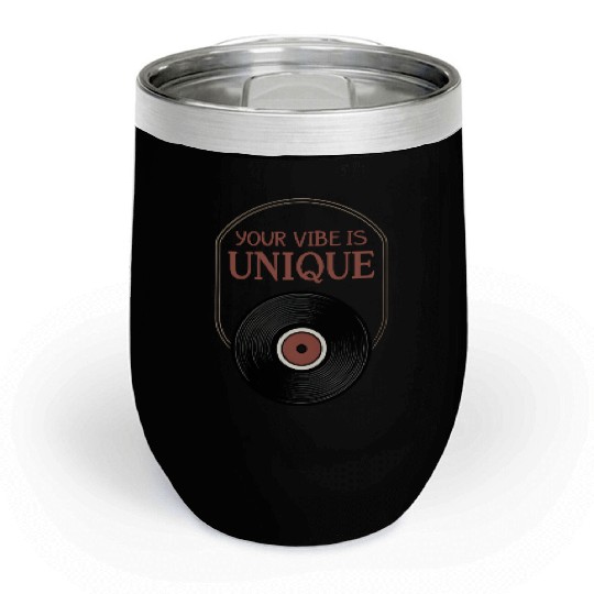 Your Vibe Is Unique LP Vinyl retro 70s Chill Wine Tumblers