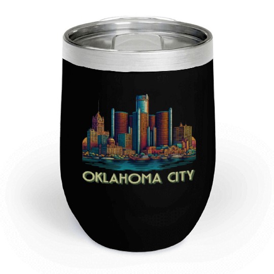 Oklahoma City Oklahoma USA Chill Wine Tumblers