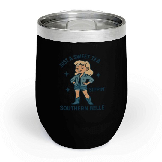 Sweet Tea Southern Belle Chill Wine Tumblers