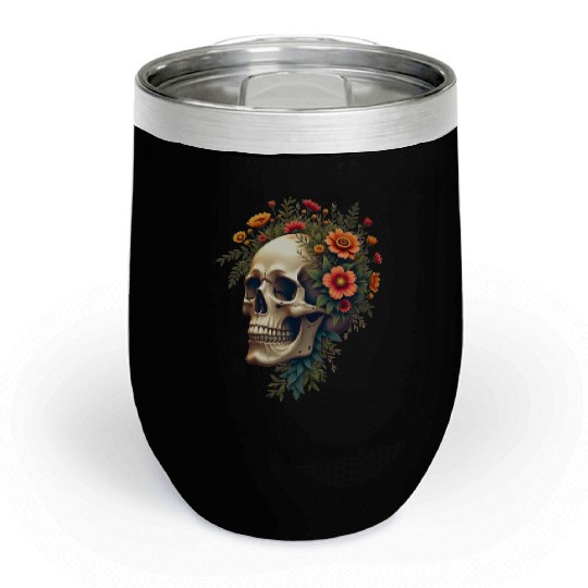 Eco Skull ❘ Nature Vibes ✦ Rebirth Chill Wine Tumblers