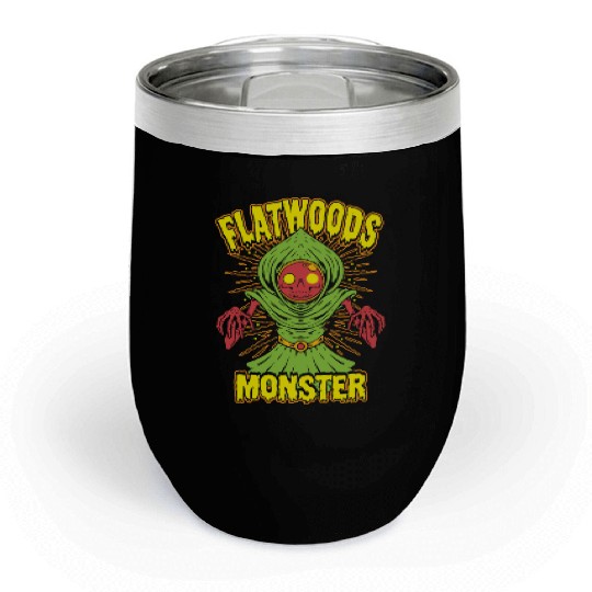 Flatwoods Monster Cryptid Terror Chill Wine Tumblers