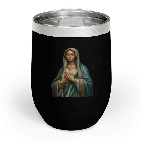 Madonna and Child Divine Embrace Chill Wine Tumblers