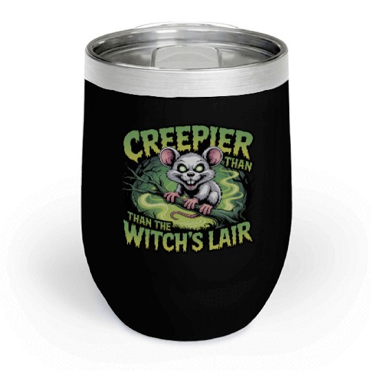 Creeper Mouse in Witch's Lair Design Chill Wine Tumblers