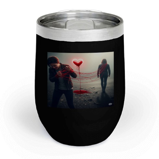 The Bleeding Heart Chill Wine Tumblers