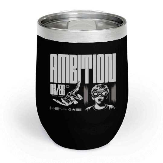 Retro Comic Youth Illustration Chill Wine Tumblers