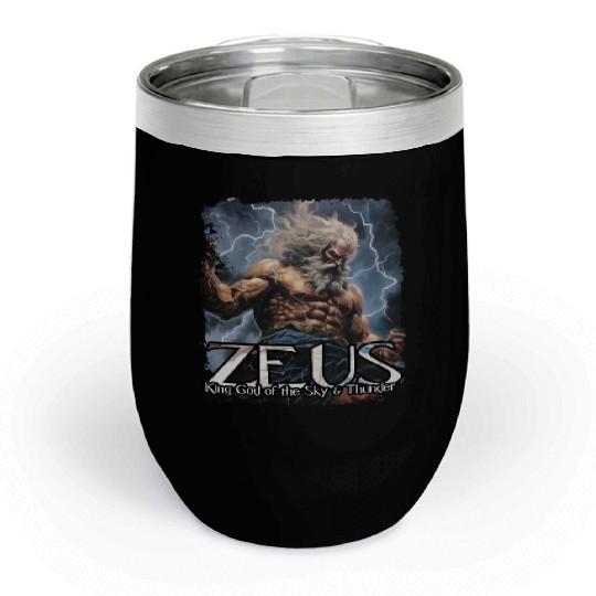 Zeus Thunder God Chill Wine Tumblers