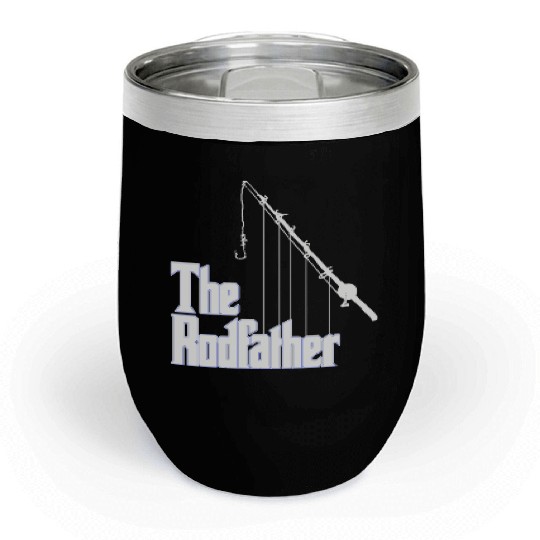 fishing rodfather Chill Wine Tumblers