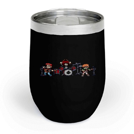 Scott Pilgrim Band Chill Wine Tumblers