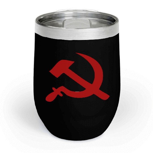 hammer and sickle Chill Wine Tumblers