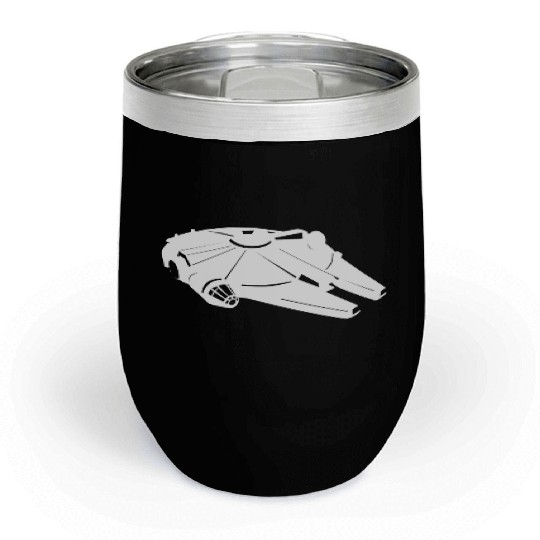 Millennium Falcon White Chill Wine Tumblers