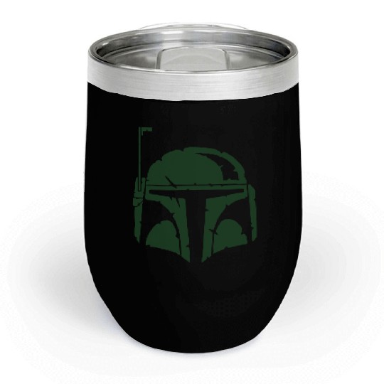 Boba Fett Helmet Worn Chill Wine Tumblers