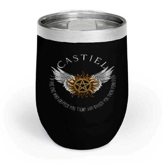 Castiel Protection Symbol Chill Wine Tumblers