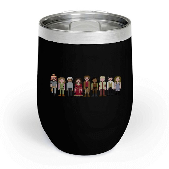 Firefly Cast Cross Stitch Chill Wine Tumblers