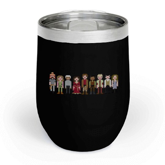 Firefly Cast Cross Stitch Chill Wine Tumblers