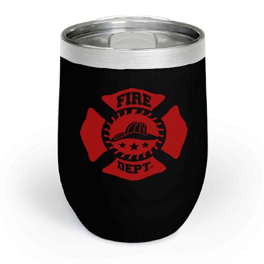 Fire Brigade logo symbol design Chill Wine Tumblers