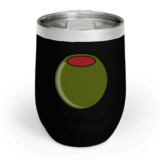 green olive Chill Wine Tumblers