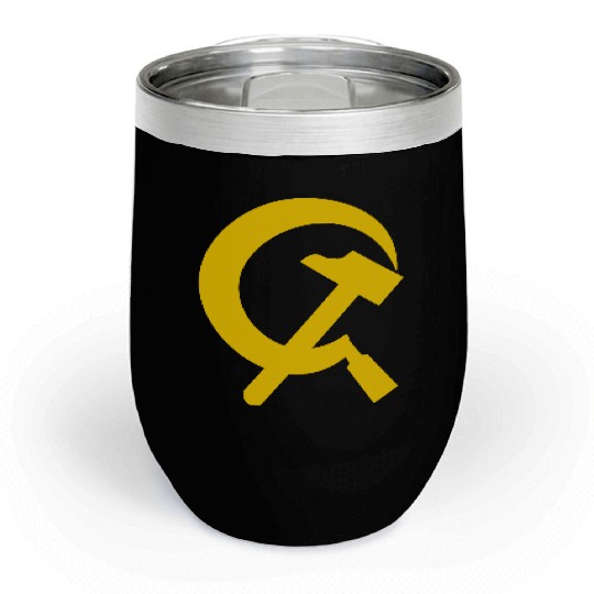 Hammer and sickle Chill Wine Tumblers