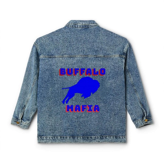 Bills Mafia Makes A Great For Buffalo Sports Fan Classic Women's Denim Jackets
