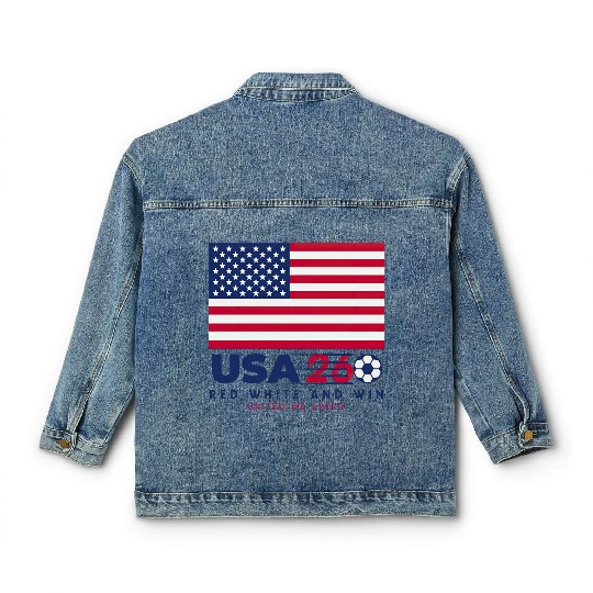 USA World Cup 2026 Classic Women's Denim Jackets US Soccer