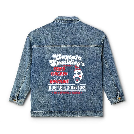 Funny captain spaulding for president Classic Women's Denim Jackets