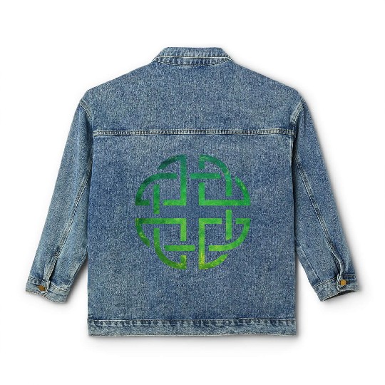 Celtic Knot Classic Women's Denim Jackets