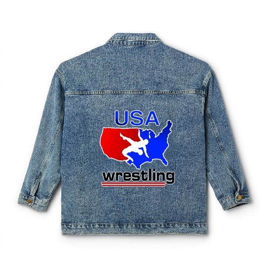 Team USA Wrestling Classic Women's Denim Jackets
