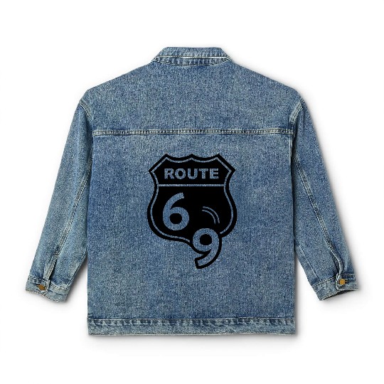 Route 66 Hell Highway 69 Classic Women's Denim Jackets