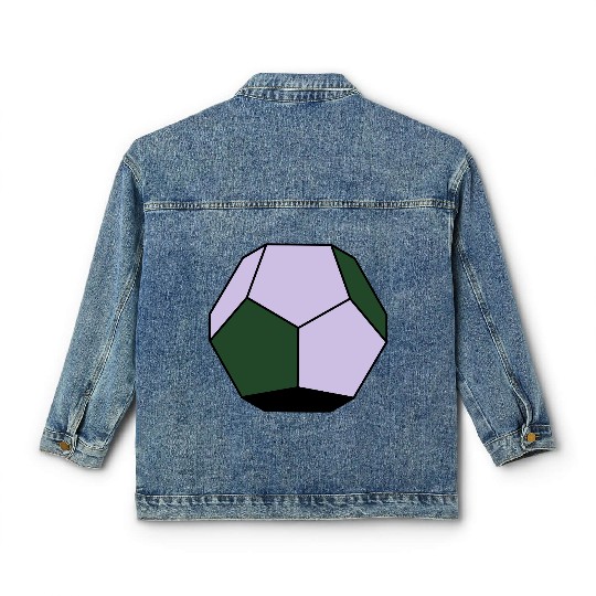 platonic solid Classic Women's Denim Jackets