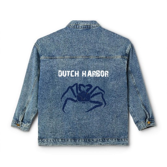 City-Design Dutch Harbor King Crab PQZnBI Classic Women's Denim Jackets