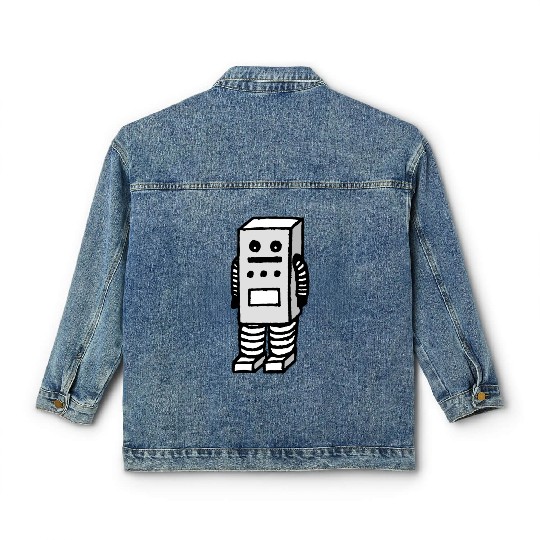 Stupid Robot Classic Women's Denim Jackets