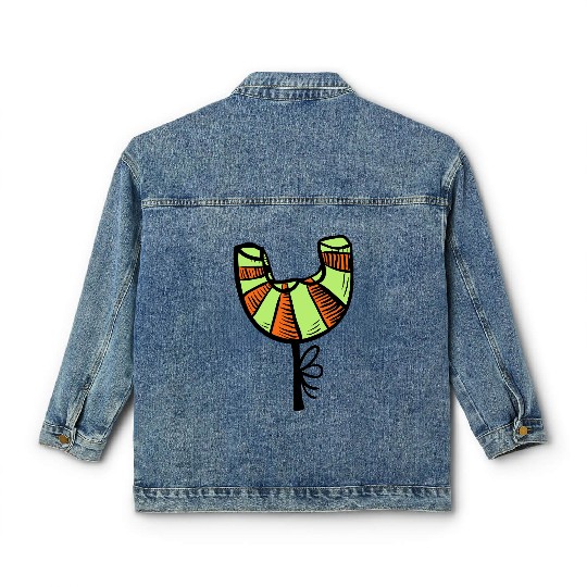 Croissant "Y" Classic Women's Denim Jackets