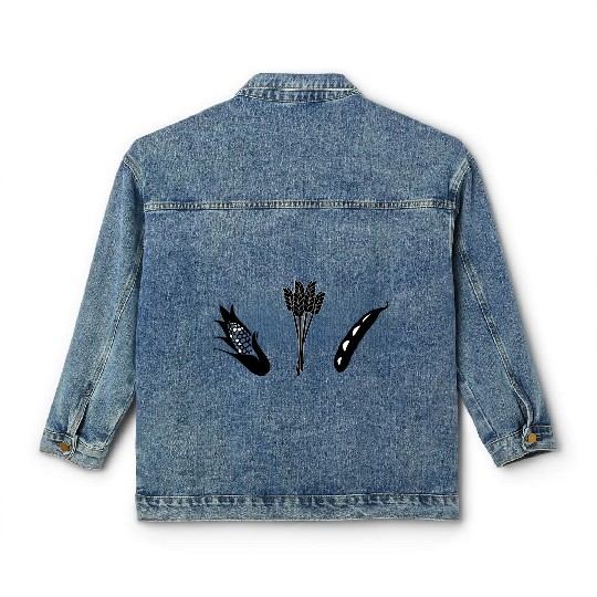 mais corn maize getreide veggie gemuese vegetables Classic Women's Denim Jackets
