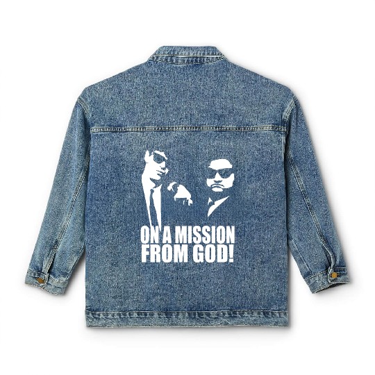 Blues Brothers Belushi Cult Tv Classic Women's Denim Jackets