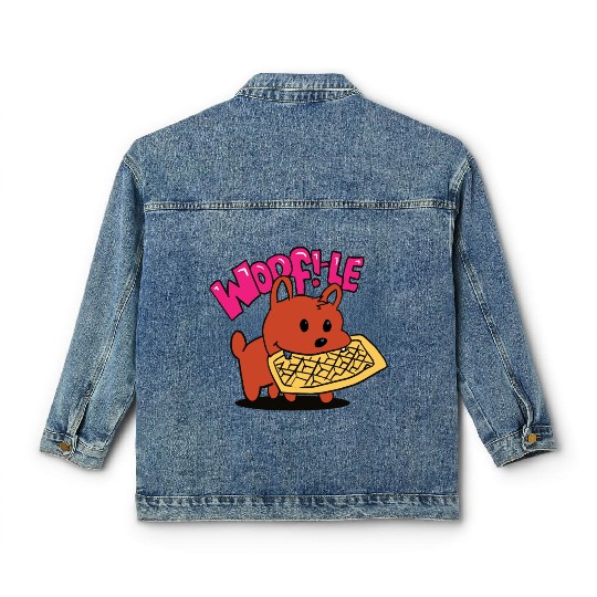 waffle dog Classic Women's Denim Jackets