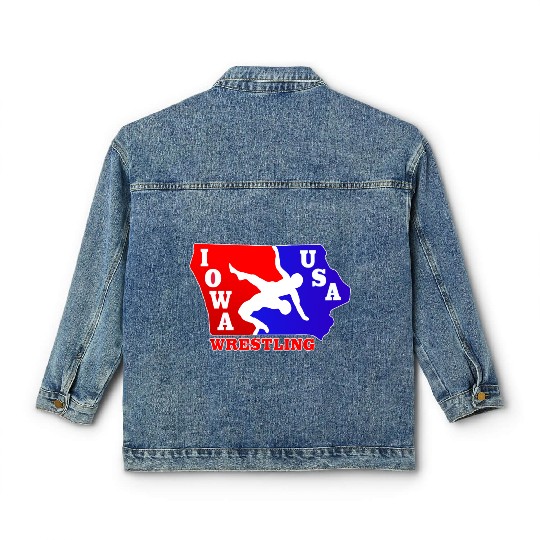 Iowa Team USA Wrestling Classic Women's Denim Jackets