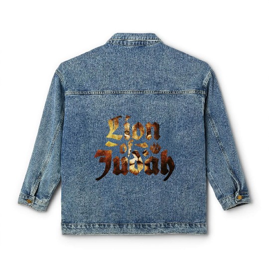 Lion of Judah - Empire of Ethiopia Haile Selassie Classic Women's Denim Jackets