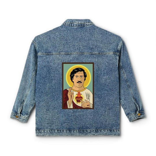 Pablo Escobar Jesus Classic Women's Denim Jackets